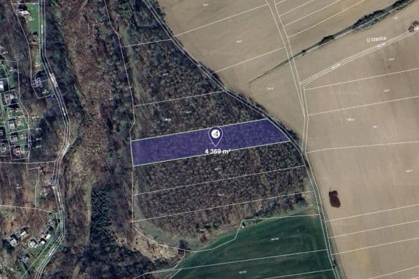 plot for sale, 4,369 m², Chocerady plot for sale, 4,369 m², Chocerady