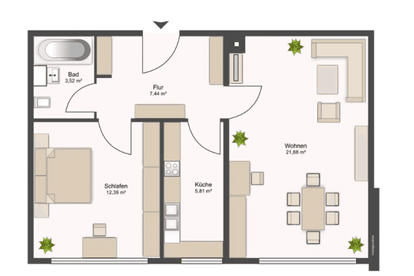 2 bedroom flat for sale, 51 m², Weißenseestr., München, Bavaria 2 bedroom flat for sale, 51 m², Weißenseestr., München, Bavaria