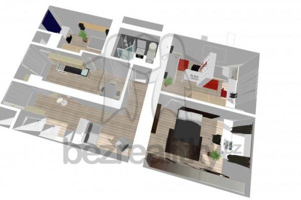 3 bedroom with open-plan kitchen flat to rent, 98 m², Bubenská, Prague, Prague