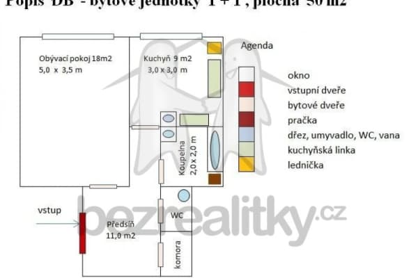 1 bedroom flat to rent, 50 m², Mathonova, Brno, Jihomoravský Region