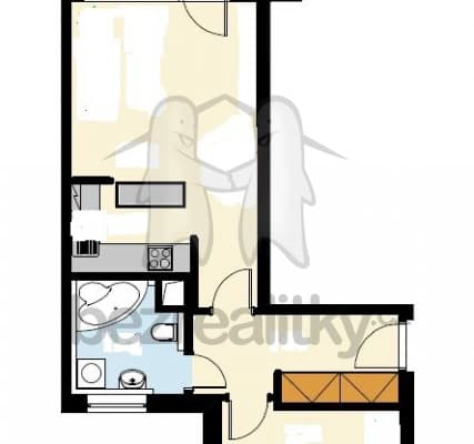 1 bedroom with open-plan kitchen flat to rent, 49 m², Hornoměcholupská, Prague, Prague